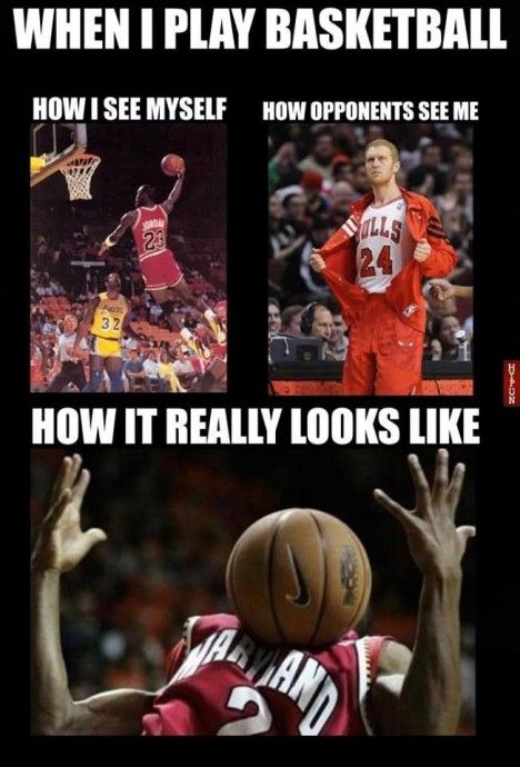 Michael Jordan meme when i play basketball