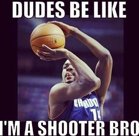 Basketball meme shooter bro