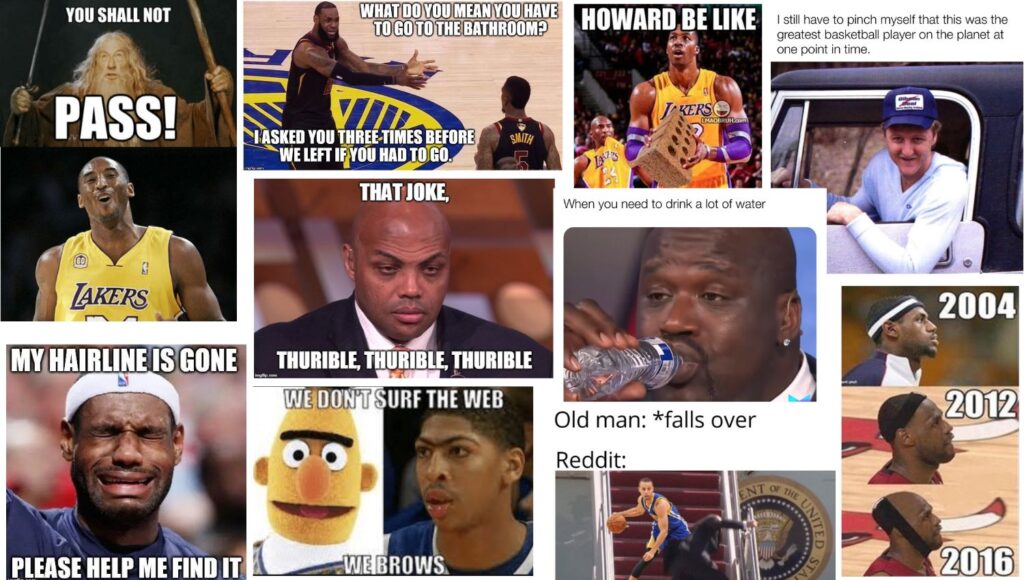 NBA player memes montage