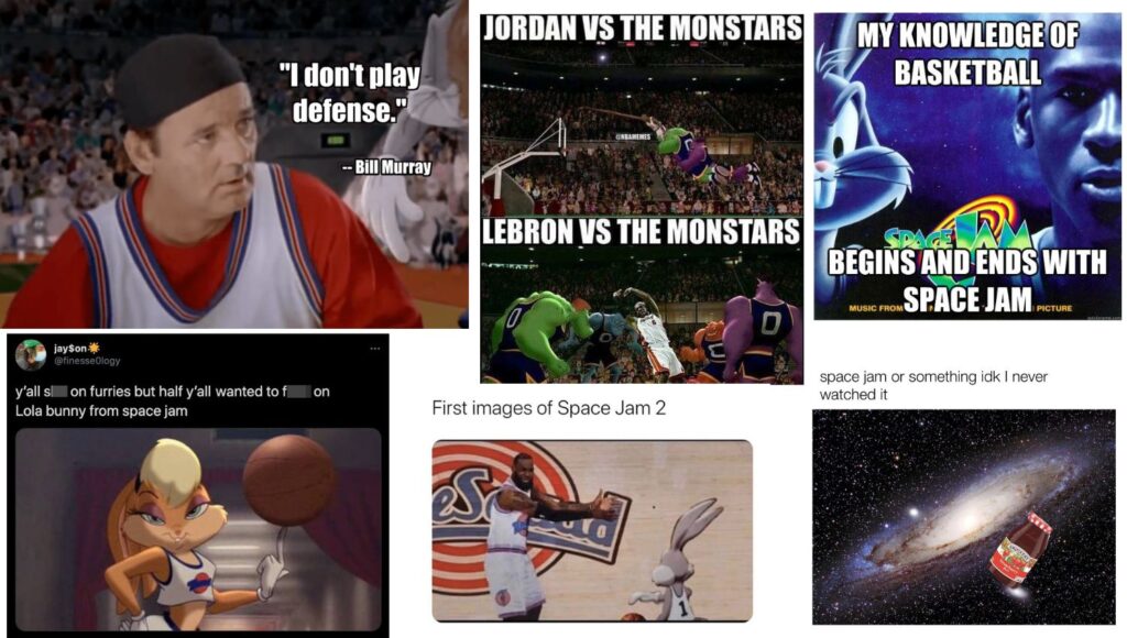 Space Jam Movie 1 and 2 Memes