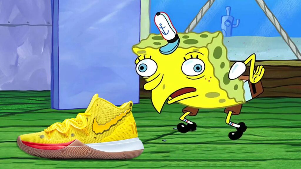 SpongeBob basketball meme The SpongeBob SquarePants x Nike Kyrie Collection