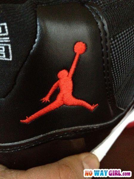 Fake Jordans Jumpman on shoe with butt crack emblem
