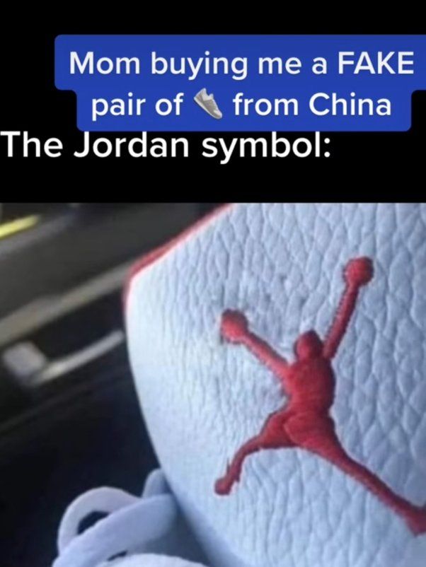 Fake Jordans from China Jumpman looks like cheerleader