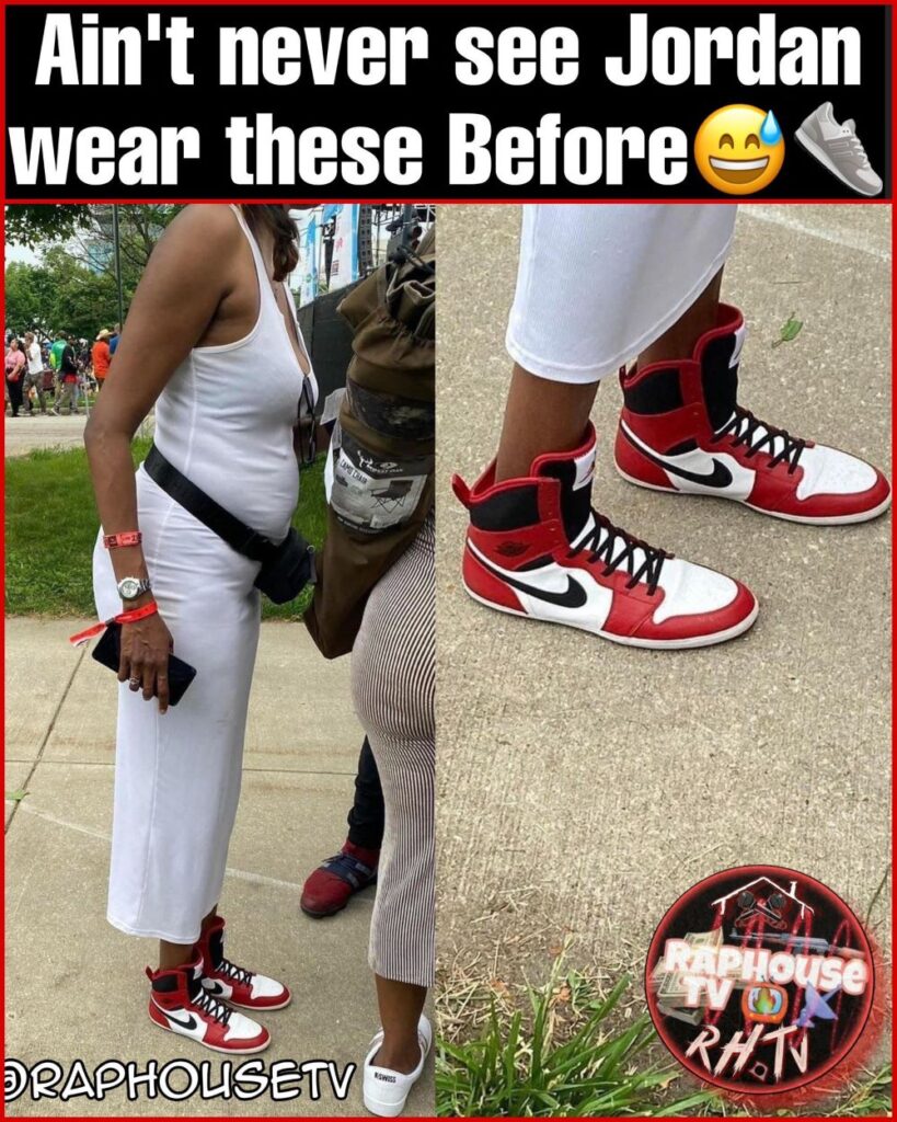 Air Jordan 1 shoe meme woman slippers