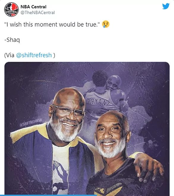 Kobe and Shaq meme old men illustration
