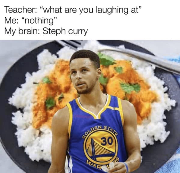 Steph Curry meme curry food