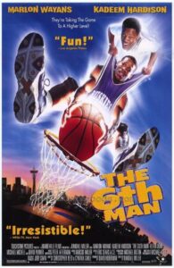 Funny basketball movie The Sixth Man cover poster