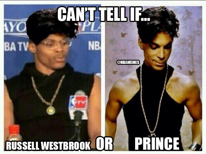 Russell Westbrook meme Prince