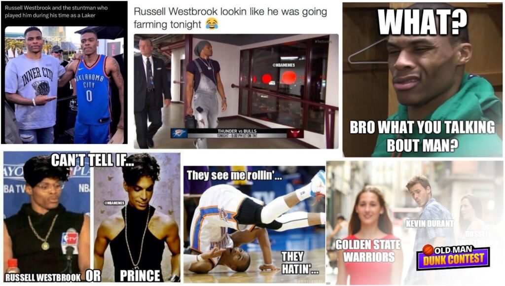 Russell Westbrook memes montage