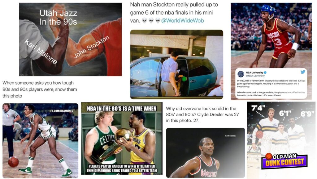 80s & 90s NBA memes montage