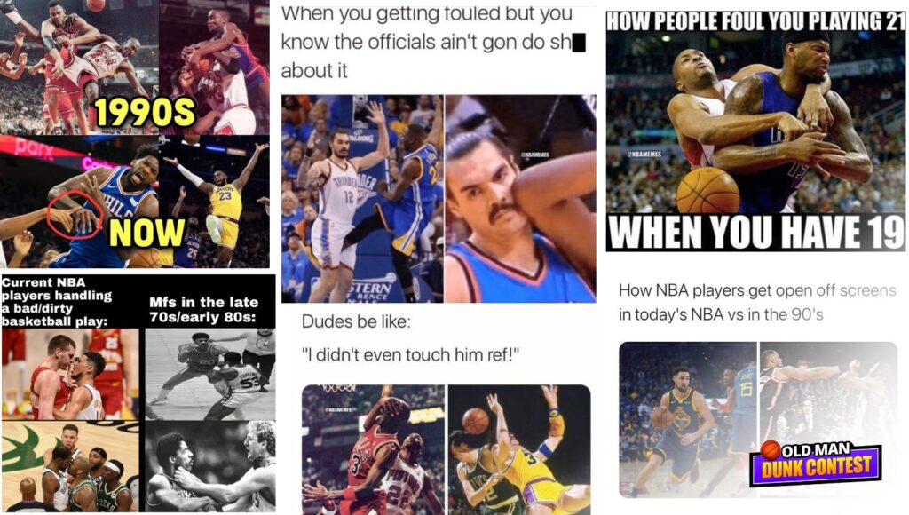 Basketball Foul NBA memes montage