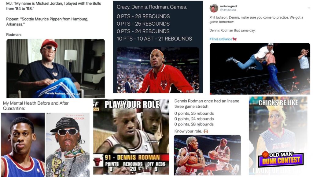 Dennis Rodman memes montage